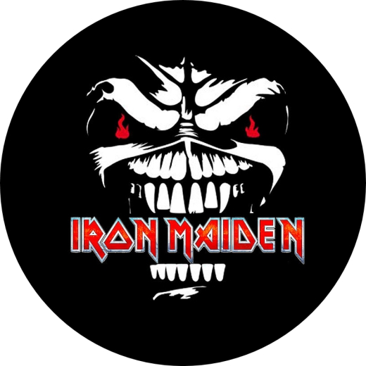 Iron Maiden Motiv 04 Anstecker mit Sicherheitsnadel Ø 25mm