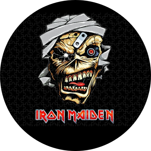 Iron Maiden Motiv 07 Anstecker mit Sicherheitsnadel Ø 25mm