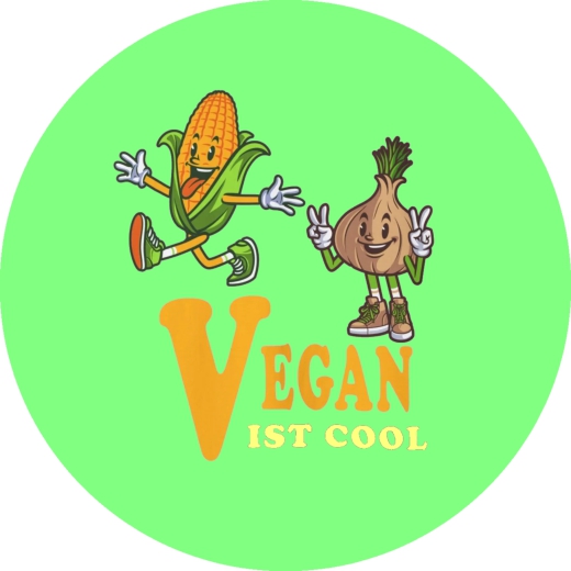 Vegan is cool Motiv 4 Anstecker mit Sicherheitsnadel Ø 25 mm