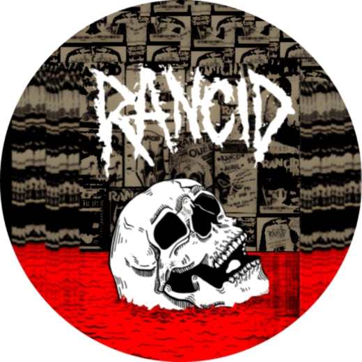 Rancid Motiv 6 Anstecker mit Sicherheitsnadel Ø 25 mm