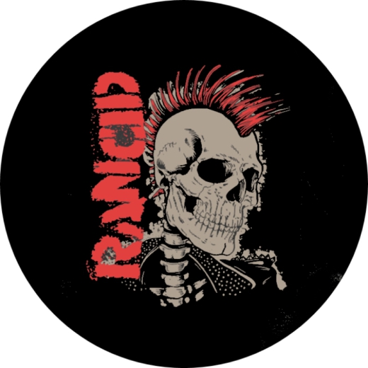 Rancid Motiv 8 Anstecker mit Sicherheitsnadel Ø 25 mm