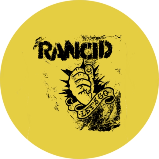 Rancid Motiv 9 Anstecker mit Sicherheitsnadel Ø 25 mm