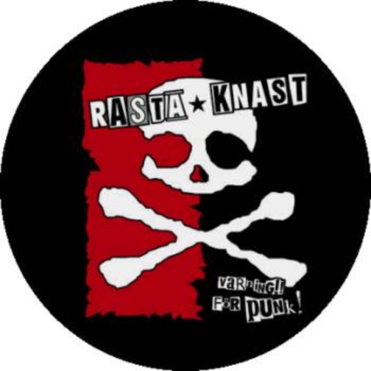 Rasta Knast Motiv 5 Anstecker mit Sicherheitsnadel Ø 25 mm