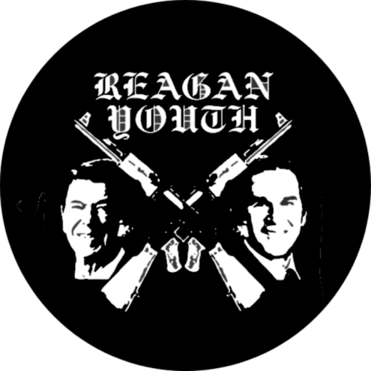 Reagan Youth Motiv 1 Anstecker mit Sicherheitsnadel Ø 25mm