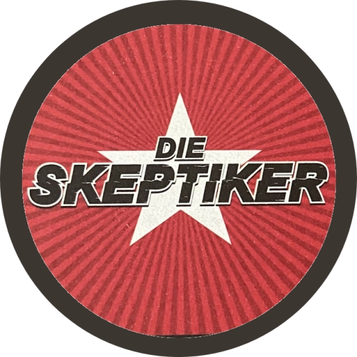 Skeptiker, Die Skeptiker Motiv 1 Anstecker mit Sicherheitsnadel Ø 25mm