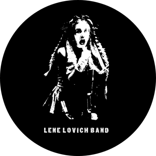 Lovich, Lene Lovich Band Motiv 3 Anstecker mit Sicherheitsnadel Ø 25mm