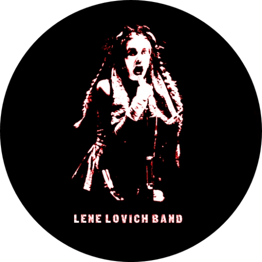 Lovich, Lene Lovich Band Motiv 4 Anstecker mit Sicherheitsnadel Ø 25mm