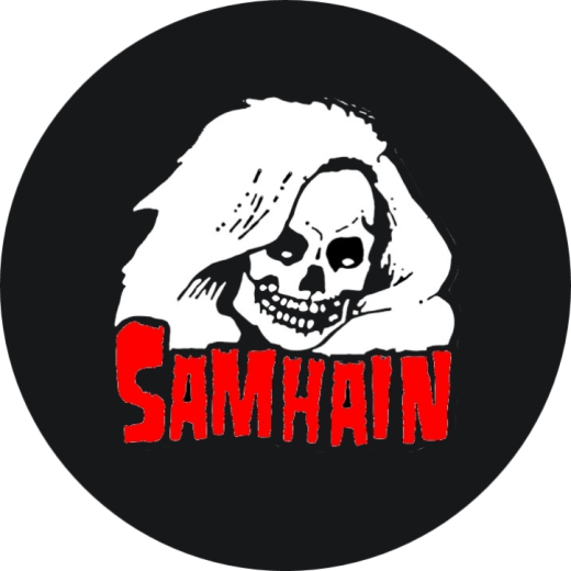 Samhain Motiv 4 Anstecker mit Sicherheitsnadel Ø 25mm