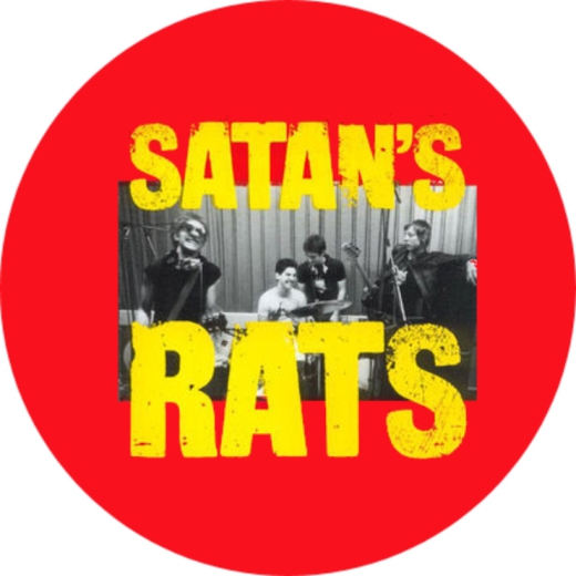 Satan´s Rats Motiv 1 Anstecker mit Sicherheitsnadel Ø 25mm