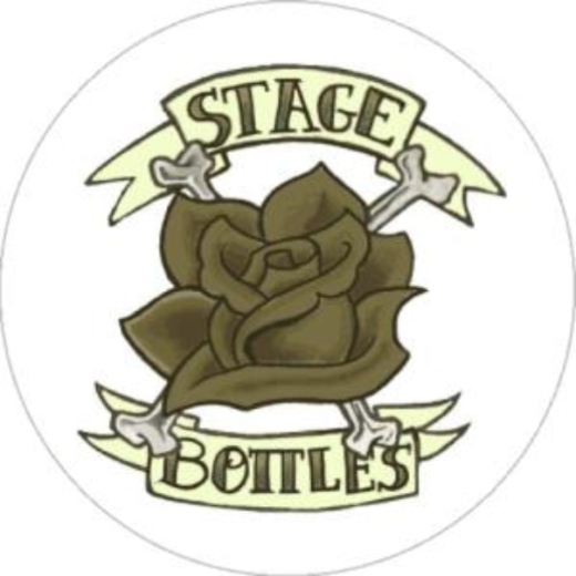 Stage Bottles Motiv 3 Anstecker mit Sicherheitsnadel Ø 25mm