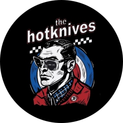 Hotknives, The Hotknives Motiv 1 Anstecker mit Sicherheitsnadel Ø 25mm