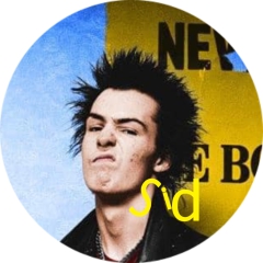 Vicious, Sid Vicious Motiv 3 Anstecker mit Sicherheitsnadel Ø 25mm