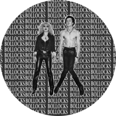 Vicious, Sid Vicious Motiv 9 Sid & Nancy Anstecker mit Sicherheitsnadel Ø 25mm