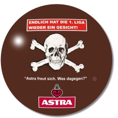 FC Sankt Pauli Aufstieg Anstecker mit Sicherheitsnadel Ø 25mm