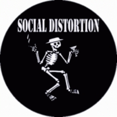 Social Distortion Motiv 07 Anstecker mit Sicherheitsnadel Ø 25mm