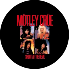 Mötley Crüe Motiv 2 Anstecker mit Sicherheitsnadel Ø 25mm