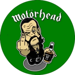 Motörhead Motiv 10 Anstecker mit Sicherheitsnadel Ø 25mm