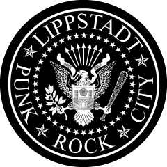 Punk Rock City Lippstadt Anstecker mit Sicherheitsnadel Ø 25mm