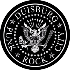 Punk Rock City Duisburg Anstecker mit Sicherheitsnadel Ø 25mm