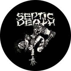 Septic Death Motiv 03 Skater Anstecker mit Sicherheitsnadel Ø 25mm