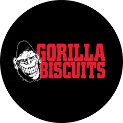 Gorilla Biscuits Motiv 1 Anstecker mit Sicherheitsnadel Ø 25mm