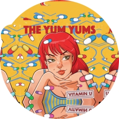 Yum Yums, The Yum Yums Motiv 1 Anstecker mit Sicherheitsnadel Ø 25mm