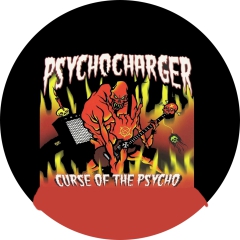 Psychocharger Motiv 1 Anstecker mit Sicherheitsnadel Ø 25mm