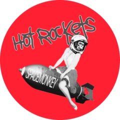 Hot Rockets Motiv 1 Anstecker mit Sicherheitsnadel Ø 25mm