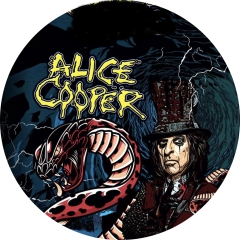 Cooper, Alice Cooper Motiv 5 Anstecker mit Sicherheitsnadel Ø 25mm