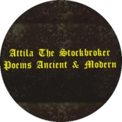 Attila The Stockbroker Motiv 1 Anstecker mit Sicherheitsnadel Ø 25 mm