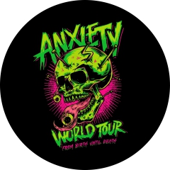 Anxiety World Tour From Birth To Death Anstecker mit Sicherheitsnadel Ø 25mm