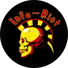 Infa-Riot Motiv 1 Anstecker mit Sicherheitsnadel Ø 25mm