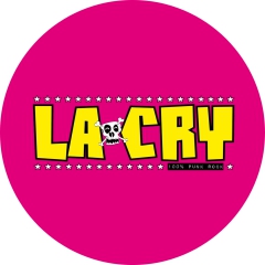 La Cry Motiv 2 Anstecker mit Sicherheitsnadel Ø 25mm