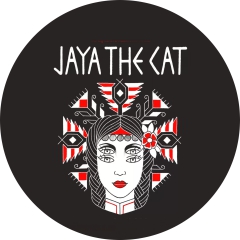 Jaya The Cat Motiv 4 Anstecker mit Sicherheitsnadel Ø 25mm