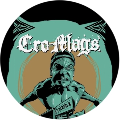 Cro-Mags Motiv 2 Anstecker mit Sicherheitsnadel Ø 25mm