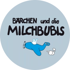 Bärchen und die Milchbubis Motiv 1 Anstecker mit Sicherheitsnadel Ø 25mm