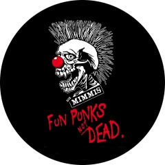 Mimmi´s, Die Mimmi´s Motiv 2 Fun Punks Not Dead Anstecker mit Sicherheitsnadel Ø 25mm