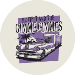 Me First And The Gimme Gimmes Motiv 1 Anstecker mit Sicherheitsnadel Ø 25mm