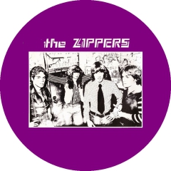 Zippers, The Zippers L.A. Motiv 4 Anstecker mit Sicherheitsnadel Ø 25mm