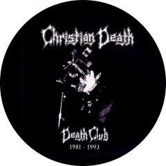 Christian Death Motiv 3 Anstecker mit Sicherheitsnadel Ø 25mm