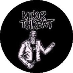 Minor Threat Motiv 1 Anstecker mit Sicherheitsnadel Ø 25 mm