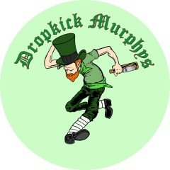 Dropkick Murphys Motiv J Anstecker mit Sicherheitsnadel Ø 25mm