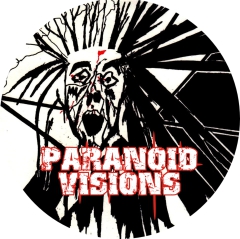 Paranoid Visions Motiv 3 Anstecker mit Sicherheitsnadel Ø 25mm