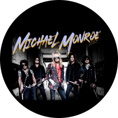 Monroe, Michael Monroe Motiv 1 Anstecker mit Sicherheitsnadel Ø 25mm