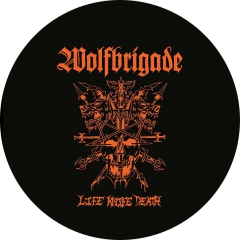 Wolfbrigade Motiv 4 Anstecker mit Sicherheitsnadel Ø 25 mm