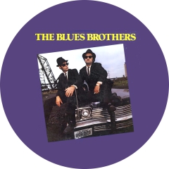 Blues Brothers, The Blues Brothers Motiv 1 Anstecker mit Sicherheitsnadel Ø 25mm