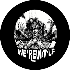 Werewolf Motiv 2 Anstecker mit Sicherheitsnadel Ø 25mm