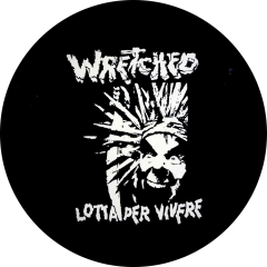 Wretched Motiv 2 Anstecker mit Sicherheitsnadel Ø 25mm