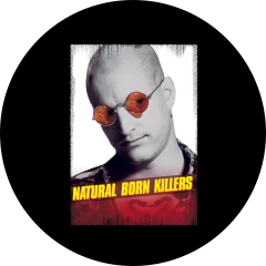 Natural Born Killers Motiv 1 Anstecker mit Sicherheitsnadel Ø 25mm