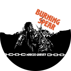 Burning Spear Motiv 1 Anstecker mit Sicherheitsnadel Ø 25mm